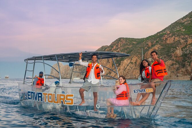 1 hour Private Navigation in Transparent Boat Arco de Los Cabos - What makes this trip feel worth it
