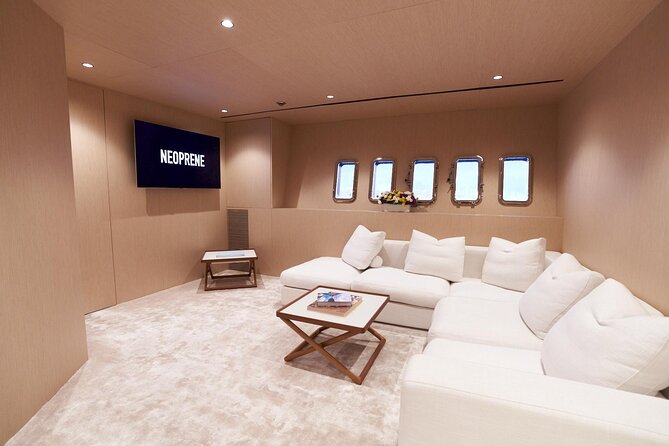 108 ft Neoprene Overmarine Yacht - Menu Planning and Top-Shelf Open Bar: Where the Day Turns Into a Celebration