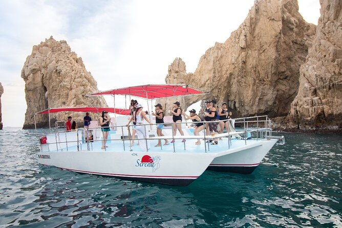 2 Hour Sunset Tour on Catamaran in Cabo San Lucas - Medano Beach wrap-up: bay time and marina stroll options