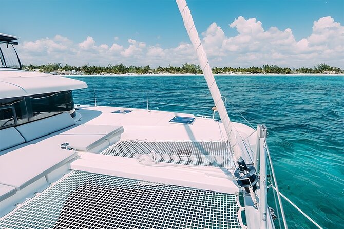3 Hour Catamaran Experience in a Private 42' Lagoon - Stop Feel at Puerto Aventuras: Paddle Boards, Floating Mat, and Easy On-Water Fun
