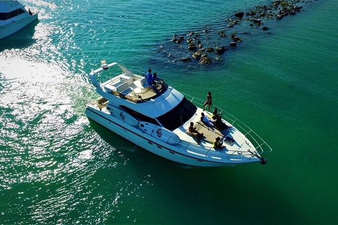3 Hour Xpu-Ha - 47' Azimut, Tulum, Playa del Carmen, Riviera Maya - Unlimited drinks, Bluetooth music, and karaoke party mode