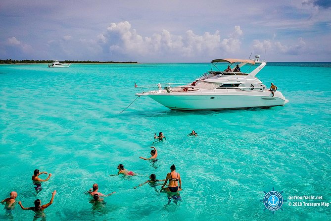 3 Hour Xpu-Ha - 51' Sea Ray Tulum, Playa del Carmen, Riviera Maya - How Xpu-Ha water time works once you drop anchor