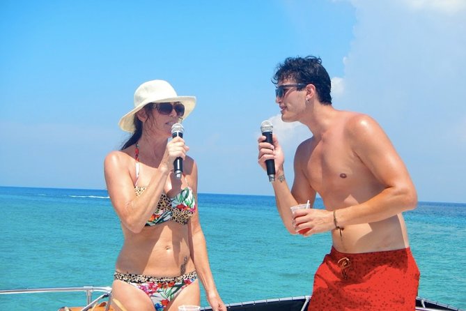 3 Hours - 53' Hatteras - Tulum, Playa Del Carmen, Riviera Maya - Paddle Boards Included, Plus the Reality Check on Sun