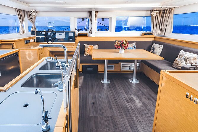 3 Hours Exclusive 45' Lagoon Catamaran Experience - Puerto Aventuras lagoon time, timed to feel easy