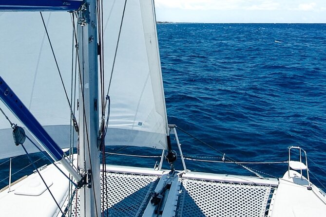 4 Hours Exclusive 45' Lagoon Catamaran Experience - Reef Snorkeling Near Inha or Paamul, Plus the Semi-Sheltered Advantage