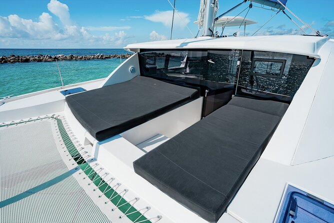 8-Hour Private 40' Cat 2 Stop to Cozumel, Food, Drinks & Snorkel - Snorkel Gear, Floats, and the Underwater Camera Convenience