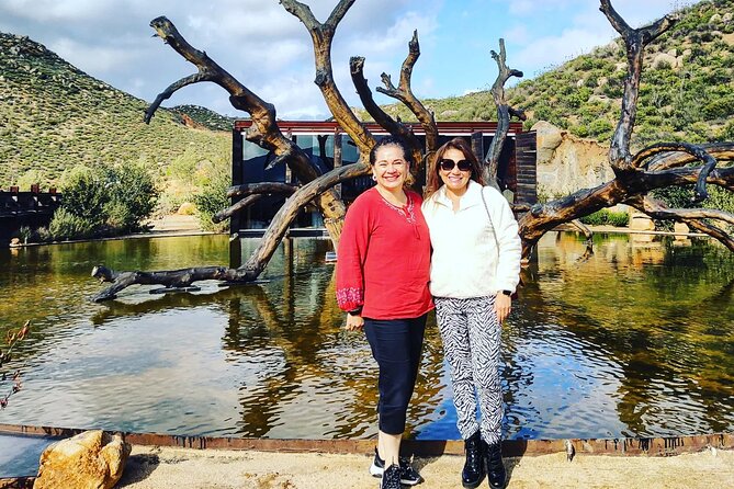 $99 Valle de Guadalupe Wine Tours - DayTrip to baja from San Diego - Stop 4 at Viñedos de la Reina: the best view stop plus a 3-wine tasting