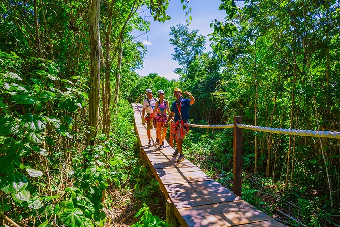 Adrenaline Adventure, Zip Line, ATV and Cenote Maya - Zip Lines, Hanging Bridges, and Rappel: The Height Section