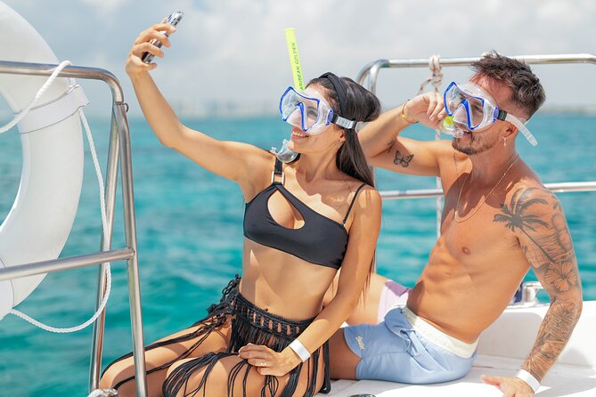 All Inclusive Isla Mujeres Catamaran - Getting to the Boat at Playa Tortugas: Check-In, Snacks, and First Views