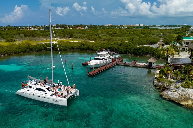 All Inclusive Isla Mujeres Catamaran - Beach Club Time on Isla Mujeres: Buffet Lunch, Open Bar, and Optional Island Tours