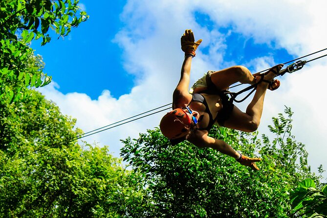 Amazing ATV Tour, Ziplines and Cenote Swim with Lunch and round trip included - Zipline Over the Treetops: How the Circuit Feels and What to Watch