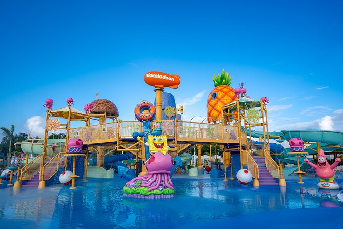 Aqua Nick - Water park Riviera Maya - Character entertainment, SpongeBob and PAW Patrol moments
