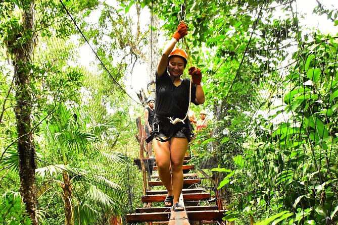 ATV Adventure, Interactive Bridges, Ziplines, Cenote and Lunch - Entering Extreme Adventure Eco Park in Puerto Morelos