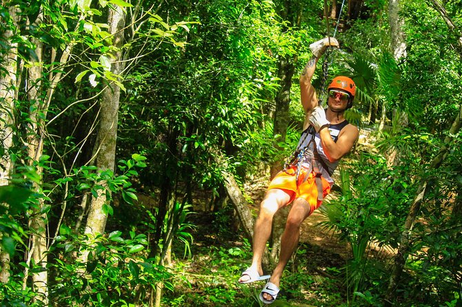ATV Adventure, Interactive Bridges, Ziplines, Cenote and Lunch - Ziplines and interactive bridges: canopy views with real safety rules