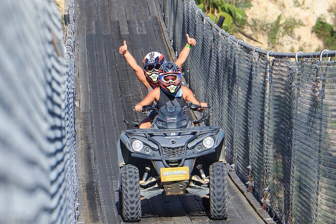 ATV Off-Road Adventure, Cross the Wooden Bridge & Feel the Thrill - Desert-to-beach routes across 247 acres: the guide really matters