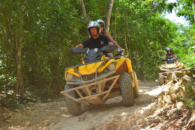ATV Single & Zip Line from Cancun - Cenote Jump and Underground River: The Water Part You Need to Be Ready For