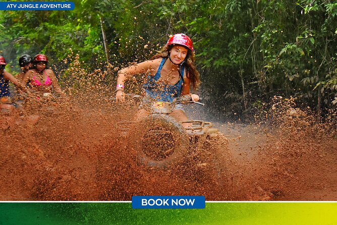 ATV, Ziplining & Cenote Tour, Transportation & Tequila Tasting - Cenote Verde Lucero: Freshwater Cooling, Cliff Choices, and Zipline Access