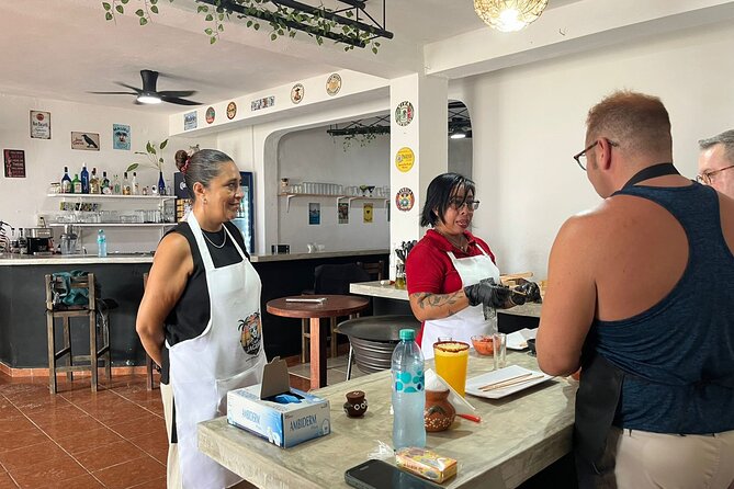 Authentic Beachfront Mexican Cooking Class Cafe Jaguar Costa Maya - The 2-hour flow: from guacamole rules to tacos al pastor