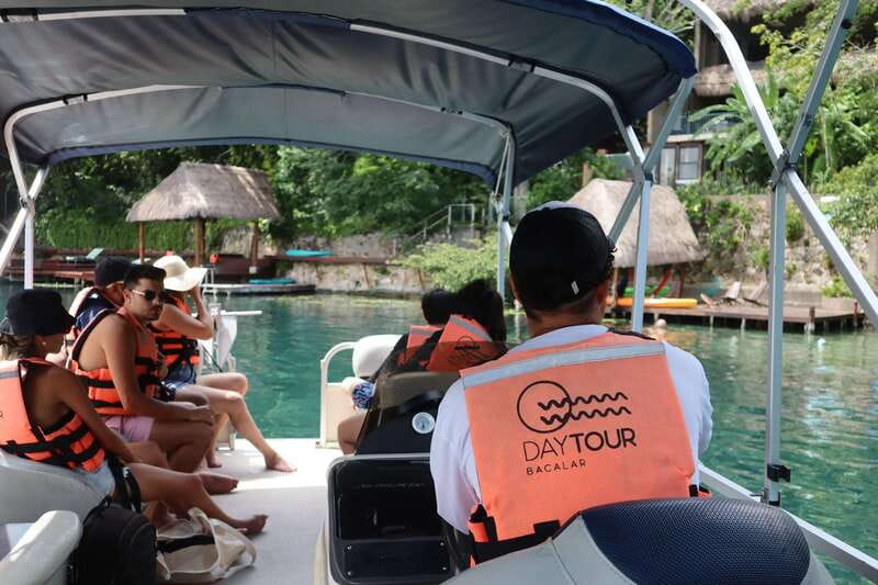 Bacalar: 3-hr Pontoon Boat Tour with Beach Club + Kayaks - Isla de los Pájaros, Swimming Plus Wildlife Watching