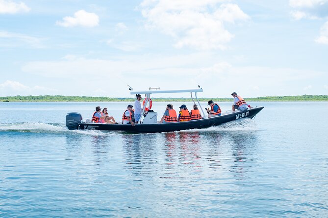 Bacalar Boat Tour and Visit to Cenotes - Stop 2 Cenote de la Bruja: swims in the Pirates Channel zone