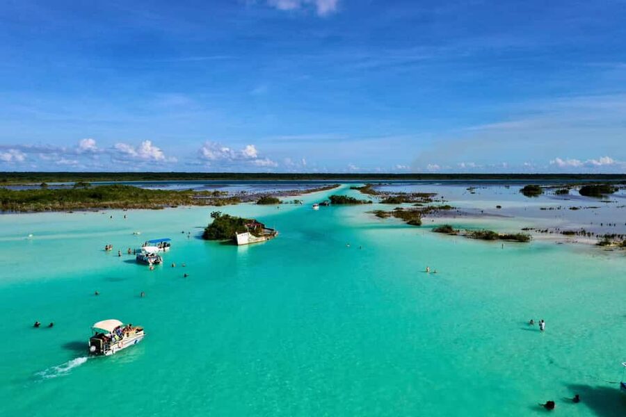 Bacalar: Lagoon, Pirate Canal, Stromatolite Day Trip w/Lunch - Cenote Negro, where the color story turns visual