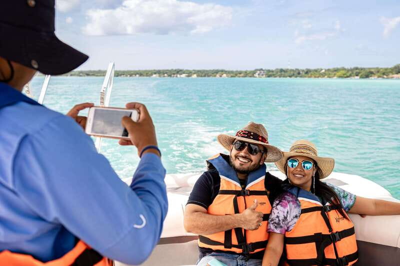 Bacalar: Lake of Seven Colors Pontoon Tour with Fruit - The route you follow, Pirate Channel to Witch Cenote and back