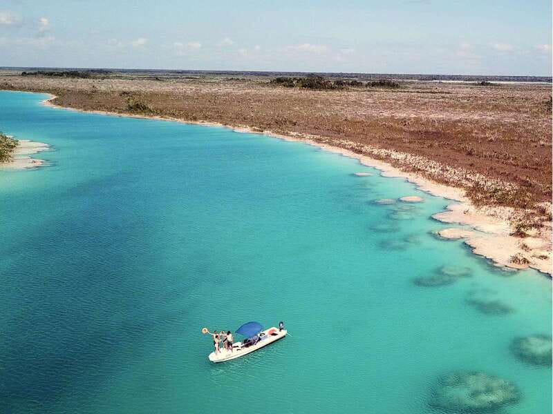 Bacalar: Magnificent Bacalar Lagoon Exclusive Boat Tour - Bacalar Lagoon’s color show, up close and on a real route
