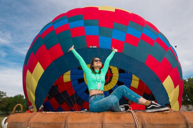 Balloon flight + CDMX pickup + Buffet Breakfast - Optional Teotihuacan pyramids time plus those extra stops