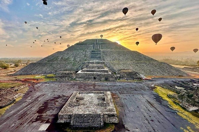 Balloon flight Teotihuacan, Breakfast in a cave Pick up in CDMX - Weather reality: how to plan your expectations on flight days
