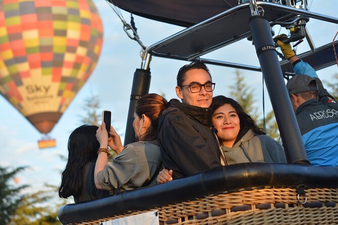 Balloon Flight with Breakfast in Cave and Pyramids of Teotihuacan - Landing: Sparkling Wine Toast, Diploma, and Optional Drone Photos