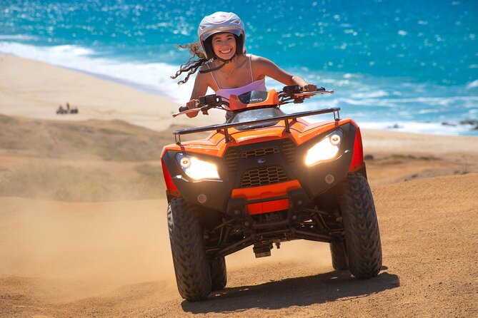 Beach ATV, Free Camel Ride, and Sky Bike Combo - ATV riding in the desert: what you’re really signing up for