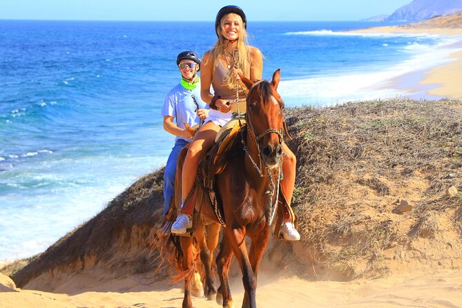 Beach Camel Ride and Sky Bike in Cabo - Riding out to the beach at Playa Migriño