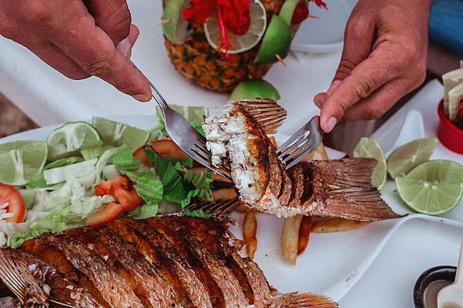 Best Cozumel Beach Day Pass + Food + Drinks San Francisco Beach - Food and drinks: meal voucher math and the limited-menu reality