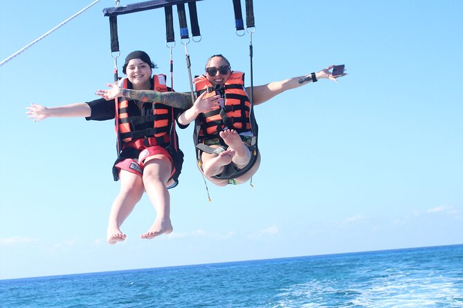 Best Parasailing Cozumel + Locker - The basic deal: parasailing plus a locker (and beach club access)