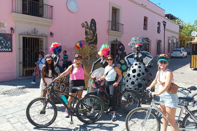 Bicycle Tour through Oaxaca learning about its Urban Art and History - Stop 3: Los Arquitos de Xochimilco, aqueduct arches and older roots