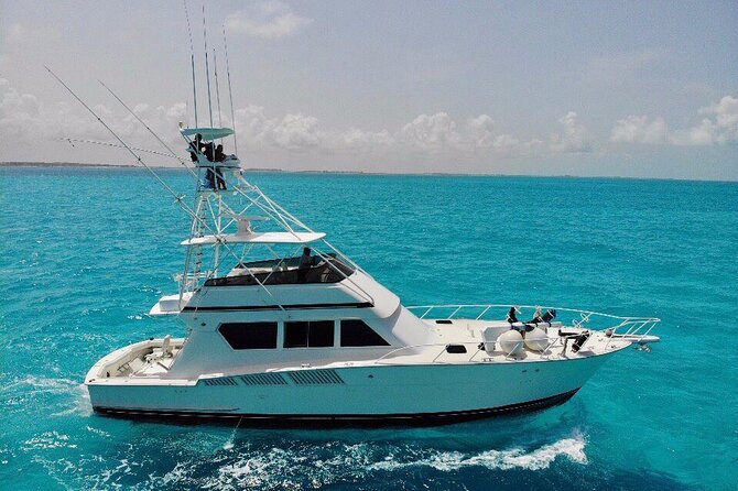 Biggest Luxury Yacht Boat Best in Cancun up to 28 pax - From Punta Sam Marina V&V to Open Water Over Cancun’s Coast
