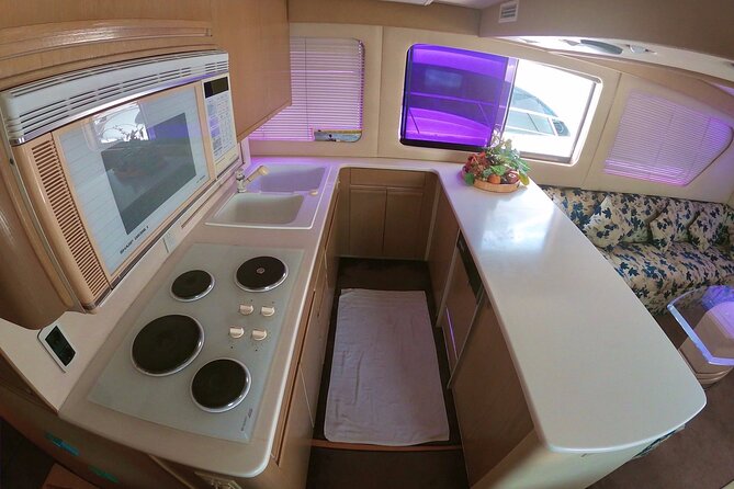 Biggest Luxury Yacht Boat Best in Cancun up to 28 pax - Isla Mujeres and Playa Norte: Snorkel Time and Anchored Beach Views