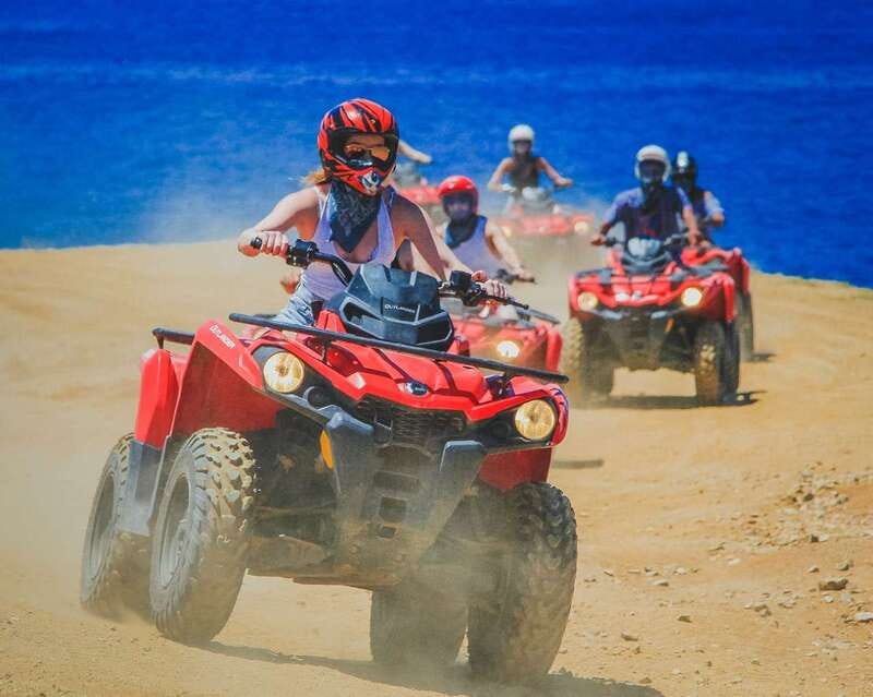 Cabo: Beach & Desert Single ATV Tour with Tequila Tasting - Migriño Park desert trails: where you feel the speed