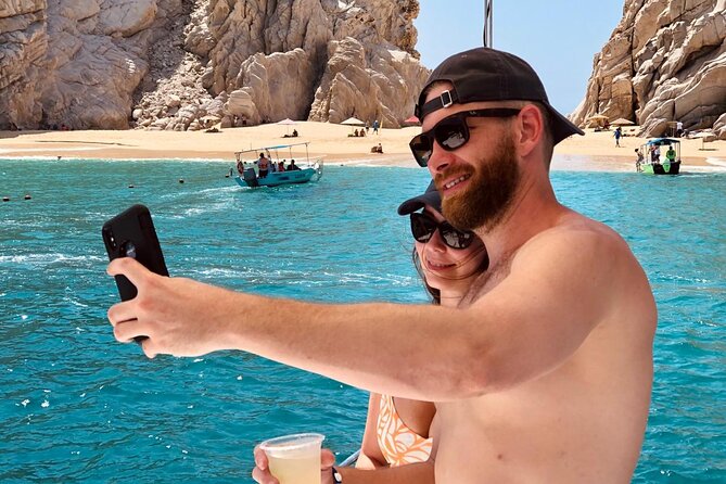 Cabo Blue Snorkeling Cruise, Open Bar and Lunch in Cabo San Lucas - Open bar, lunch, and the music-forward onboard vibe