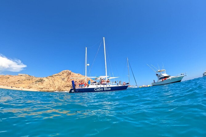 Cabo Blue Snorkeling Cruise, Open Bar and Lunch in Cabo San Lucas - Santa Maria Bay snorkeling: gear is included, and the rules are clear