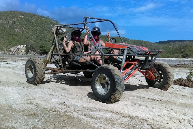 Cabo Dune Buggy- The Off Road Adventure - Included Gear and Comfort: Helmets, Goggles, Bandanas, and Water