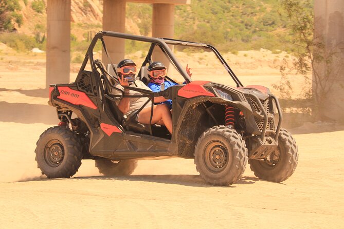 Cabo Migrino Beach & Desert UTV Tour and Tequila Tasting - Stop 1 Real Baja Tours course: the desert and ocean photo run