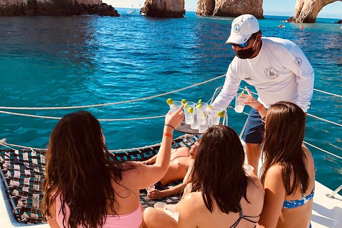 Cabo San Lucas and Santa Maria Bay Snorkeling Sightseeing Cruise - Lunch, Open Bar, and the Boat Vibe on a Shared Cruise