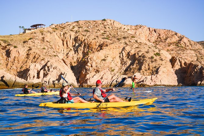 Cabo San Lucas Glass Bottom Kayak Tour and Snorkel at Two Bays - The kayak leg: tandem paddling and real-world ocean time