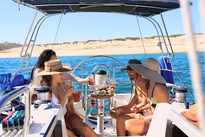 Cabo San Lucas Private 38 ft Sailing Tour with Snorkeling - Open bar, snacks, and how food becomes part of the experience
