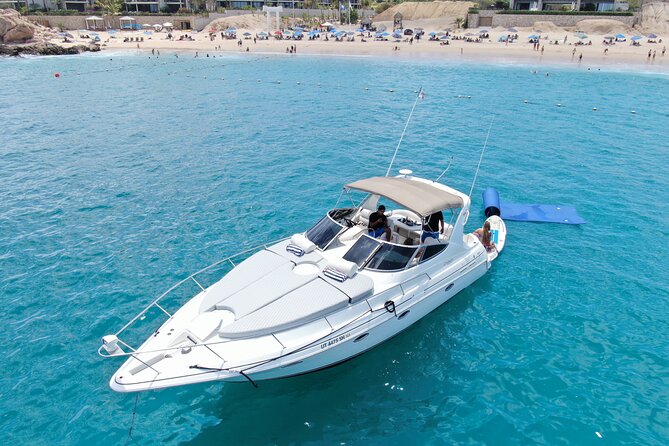 Cabo San Lucas Yacht Rental all inclusive - Stop 1 at El Arco: photos, sea lions, and quick sea-level viewing
