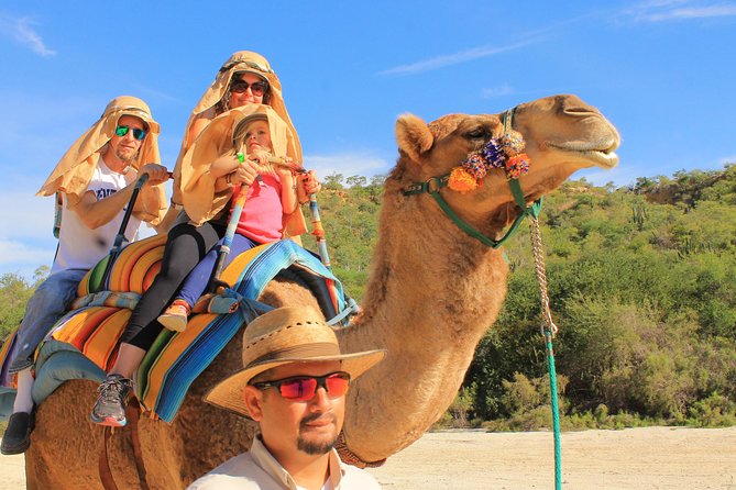 Camel Ride in the Canyon + Thrilling Water-Slides & Snacks - Feeding, Kissing, and Family Games at the Bottom of the Canyon