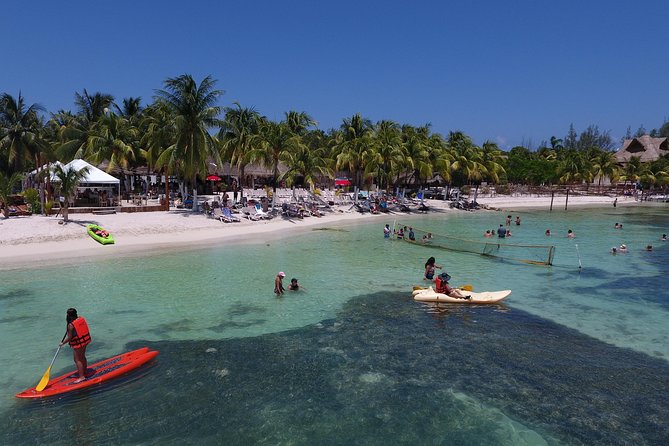 Cancun Adults Only Party Cruise to Isla Mujeres with Open Bar - The private beach club lunch: included food, real facilities, mixed opinions