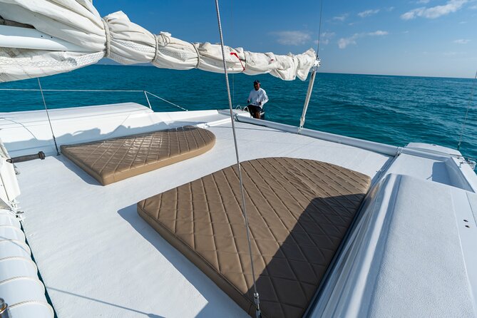 Cancun All Inclusive Catamaran Tour to Isla Mujeres - Spinnaker and onboard thrills, weather permitting