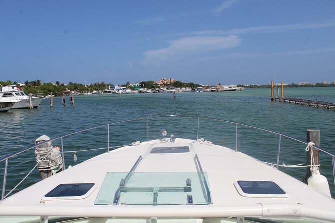 Cancun Bay Private 2-Hour on a Luxury Yacht - Food, Fruit Trays, Cheese Trays, and the Party Factor